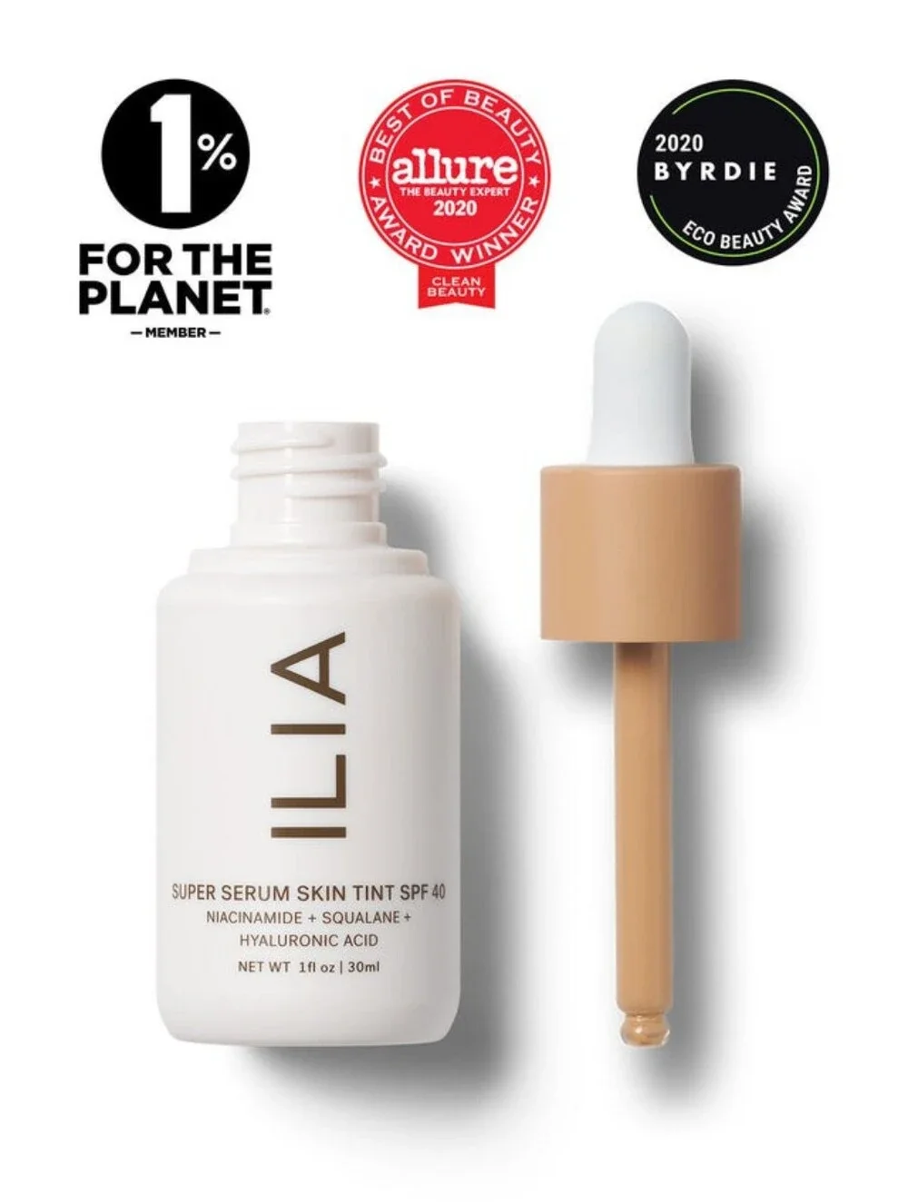Super Serum Skin Tint Mineral SPF 40 Diaz ST7 Hydrating Dewy Light/Med Coverage